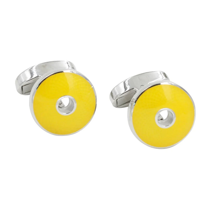 Sapphire Yellow Cufflinks