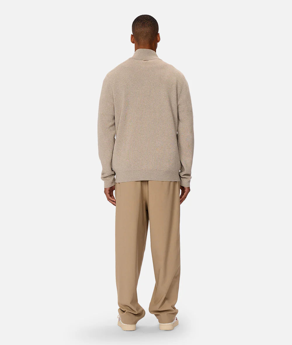 The Lakewood Zip Neck - Wheat