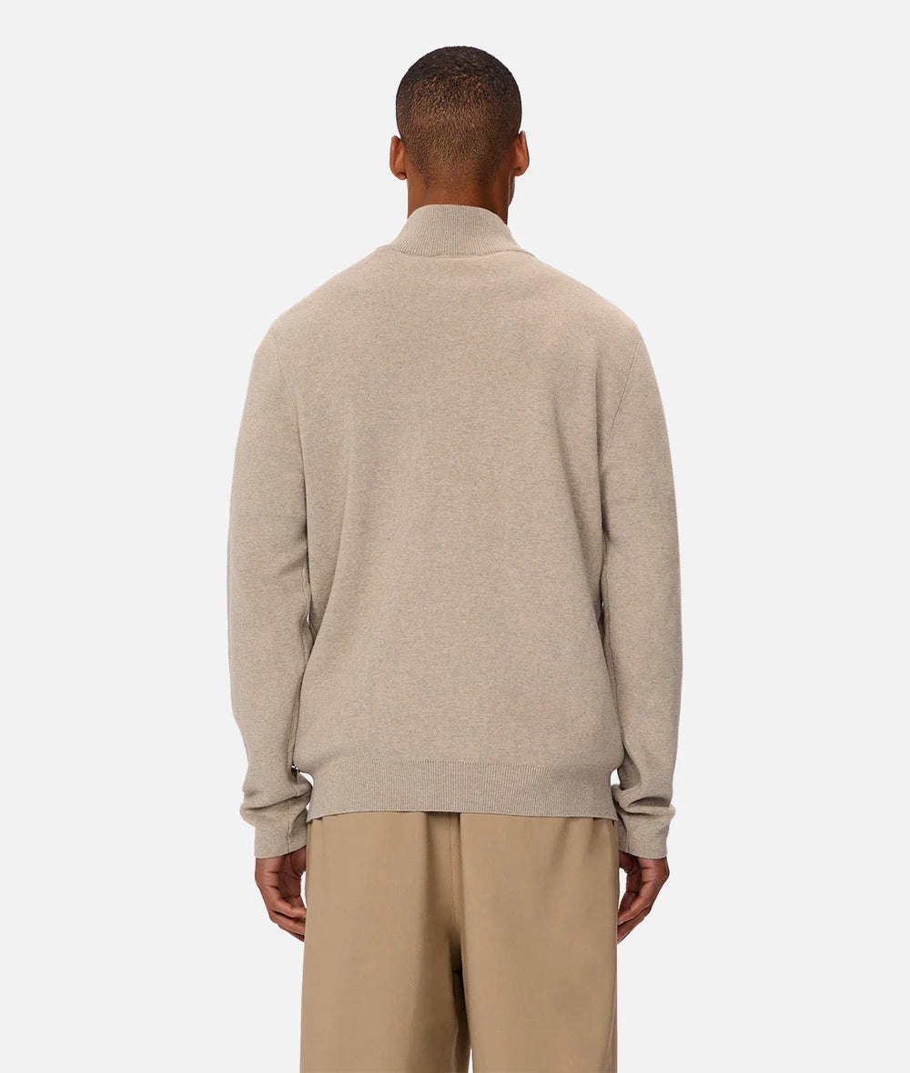 The Lakewood Zip Neck - Wheat