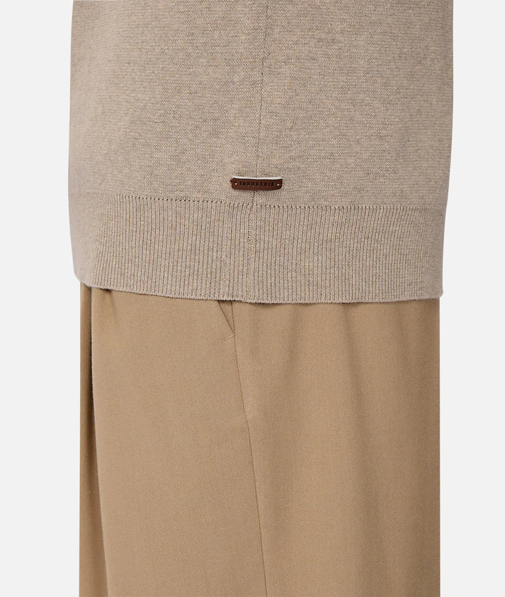 The Lakewood Zip Neck - Wheat