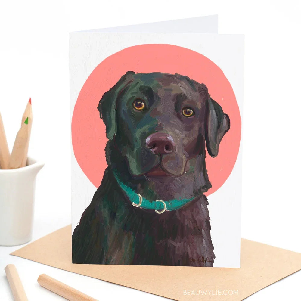 Reggie the Labrador - Greeting Card