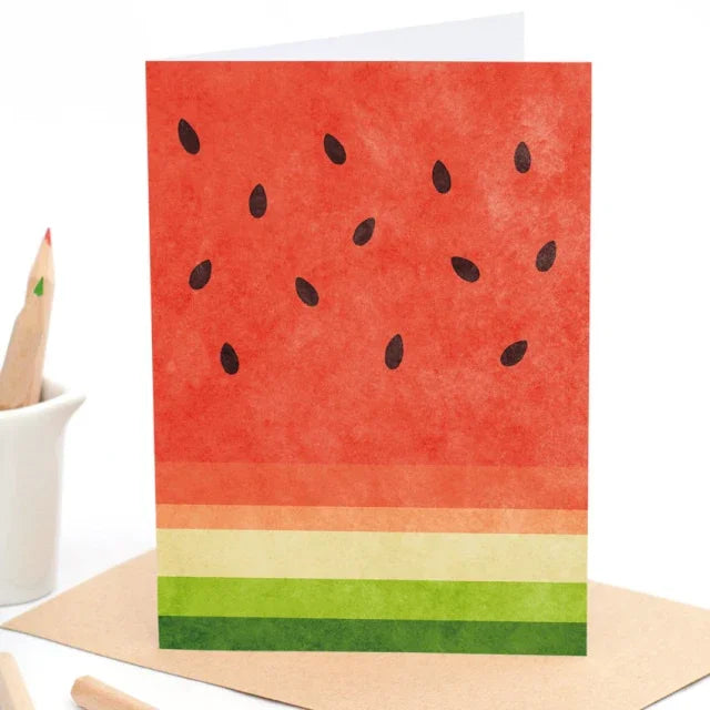 Watermelon - Greeting Card