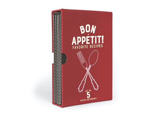 Bon Apetit - Favourite Recipes Notebooks