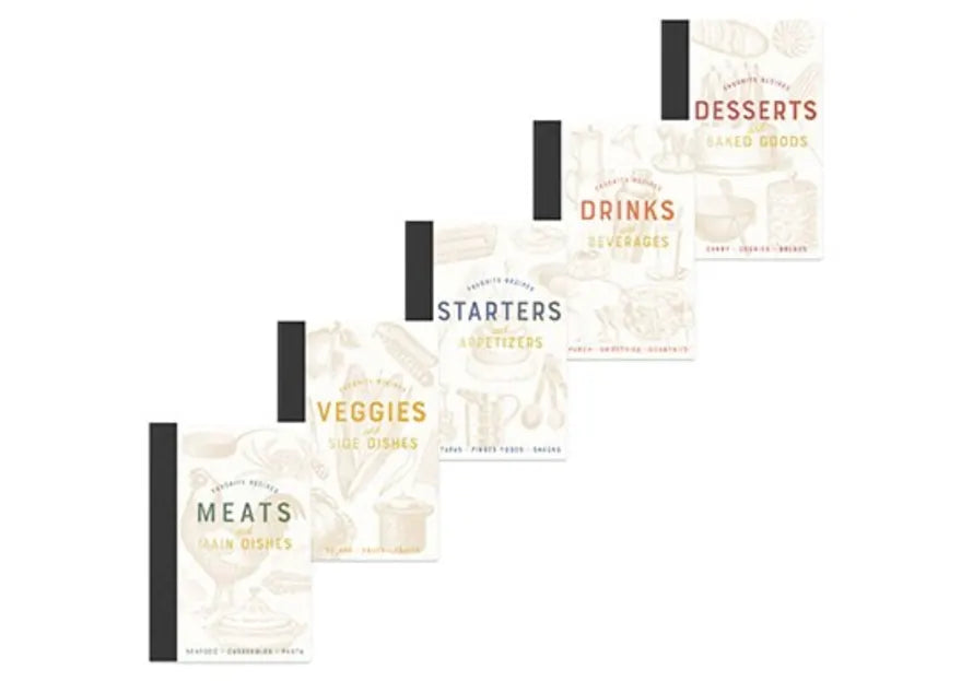 Bon Apetit - Favourite Recipes Notebooks