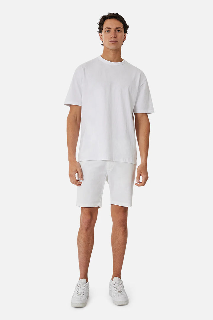 The New Washed Cuba Short - White