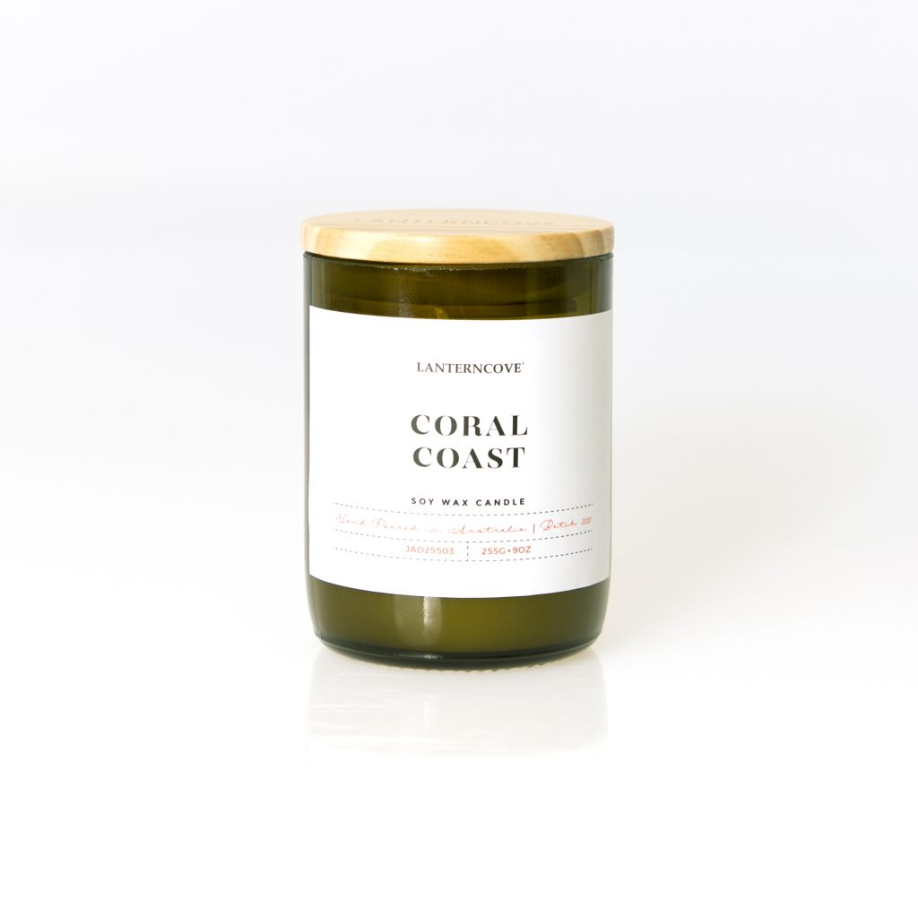 Lanterncove Coral Coast Soy Wax Candle