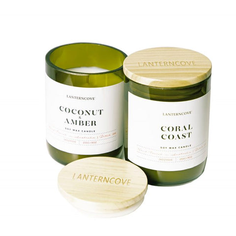 Lanterncove Jade soy wax candles