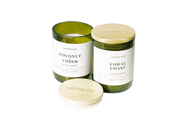 Lanterncove Jade soy wax candles