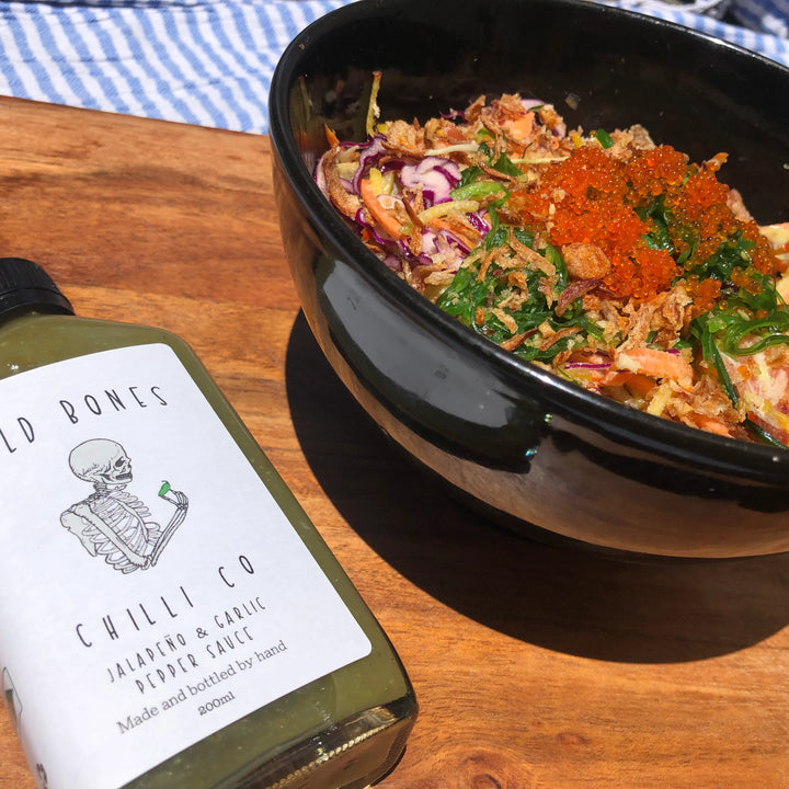 Old Bones Chilli Co - Jalapeno & Garlic Pepper Sauce