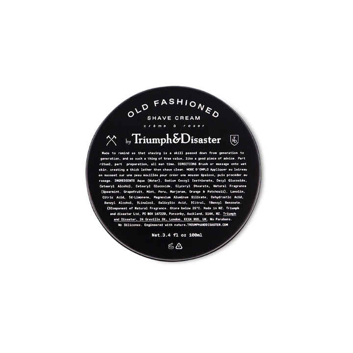 Old Fashioned Shave Cream Jar 100ml