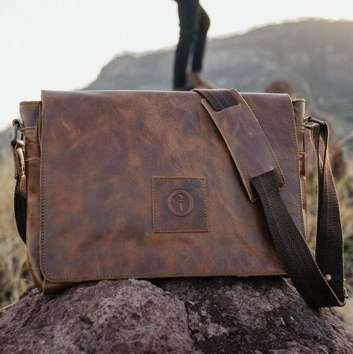 Soldier 15" - Leather Messenger Bag