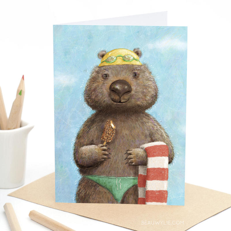 Swimming Club - Greeting Card